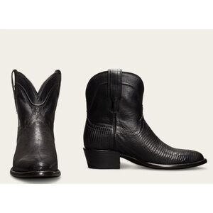 Tecovas Women’s Casey Boots- Midnight Lizard Black - 6.5 M